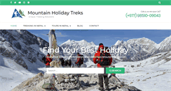 Desktop Screenshot of nepaltrekkingguides.com